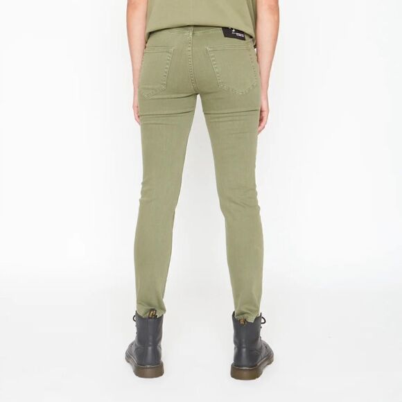 Sandrine Rose FP Skinny Jeans Size 27 Army Green - Picture 3 of 5